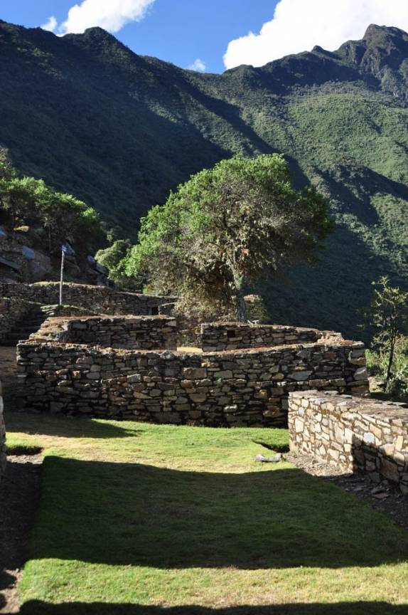 As ruínas incas de Choquequirao, no Peru